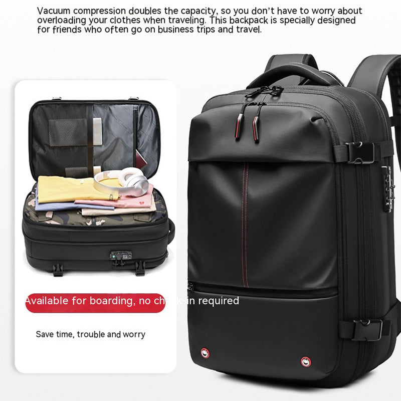 Travel Backpack Business Multifunction Computer Bag Vacuum Compression Large-capacity Backpack