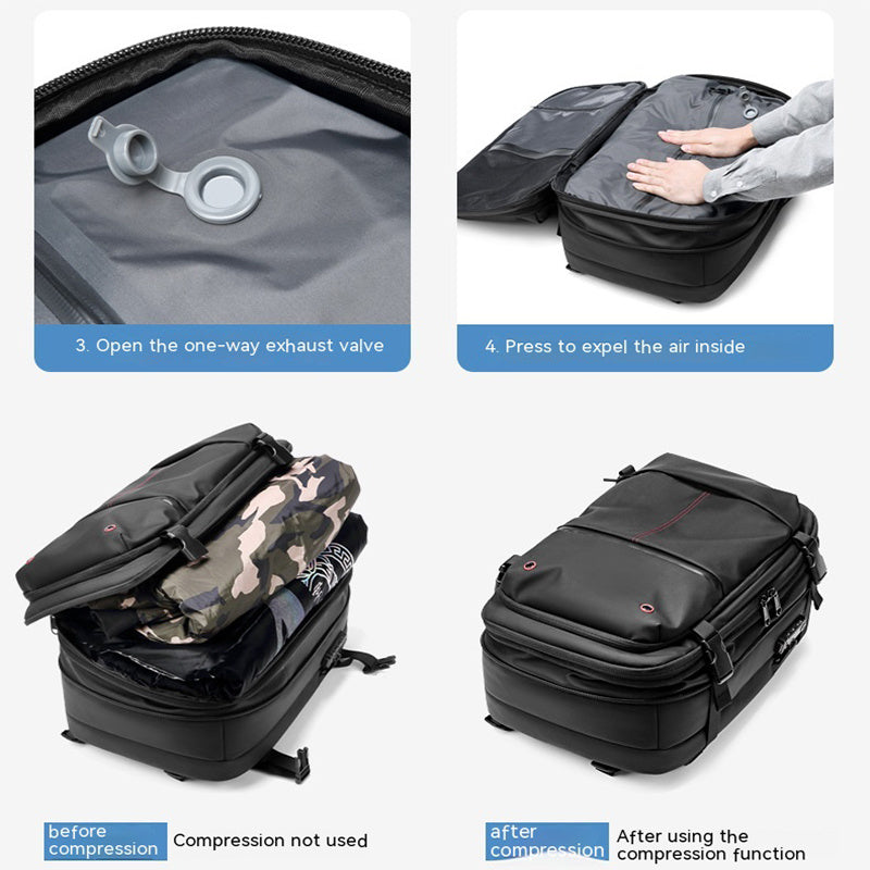 Travel Backpack Business Multifunction Computer Bag Vacuum Compression Large-capacity Backpack